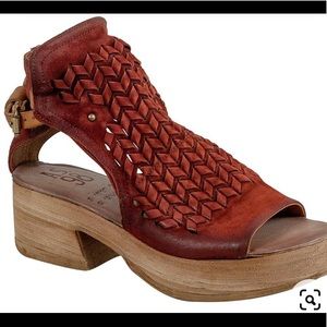 A.S. 98 Leather Strap Sandals NEW